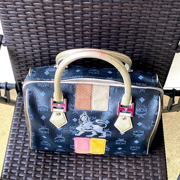 MCM Black and Multicolor Women's Bag - Picture 2 of 16